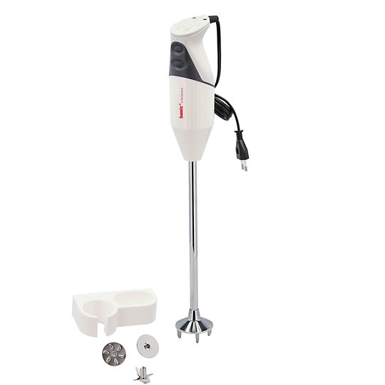 Bamix Gastro stavmixer 350 watt, vit/grå