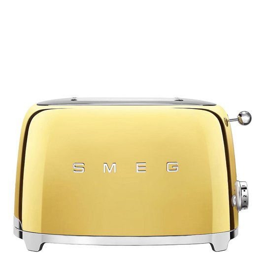 Smeg - 50's Style Brödrost 2 skivor Guld