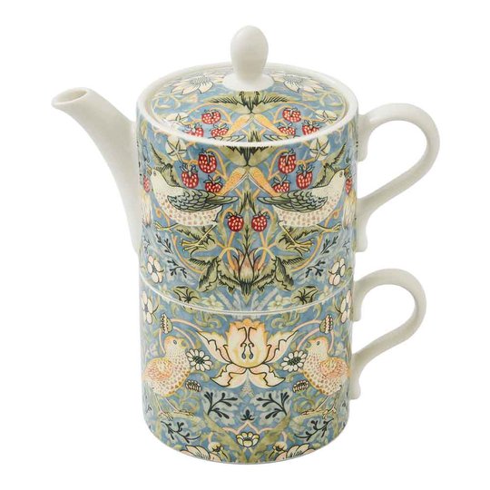 Spode - Morris & Co Strawberry Thief Tekanna/Temugg 0,28 L