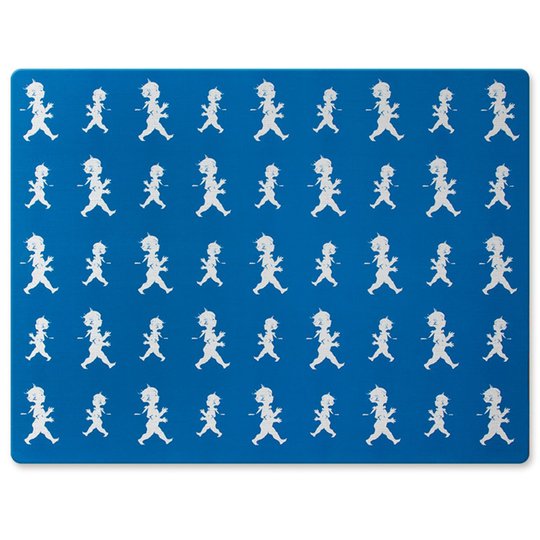 Solstickan Design Bordstablett storlek 30 x 40 cm Färg Blå 4-pack