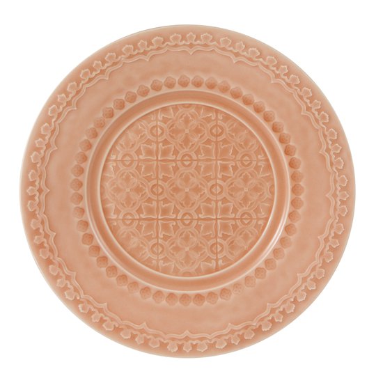 Bordallo Pinheiro - Rua Nova Tallrik flat 22 cm Rosa