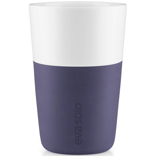 Eva Solo Cafe Latte-mugg, 2 stycken, violet blue