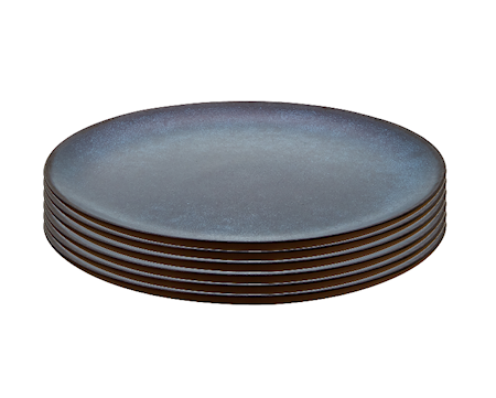 Raw Desserttallrik Midnight Blue 20 cm 6 st