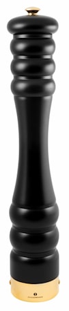 Pepparkvarn matt svart/guld 45 cm