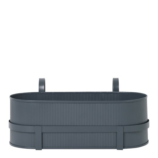 Ferm Living - Bau Balkonglåda 20x45x27,5 cm Grå