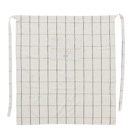 Oyoy - Gobi Förkläde Chef 92x84 cm Vit-kola