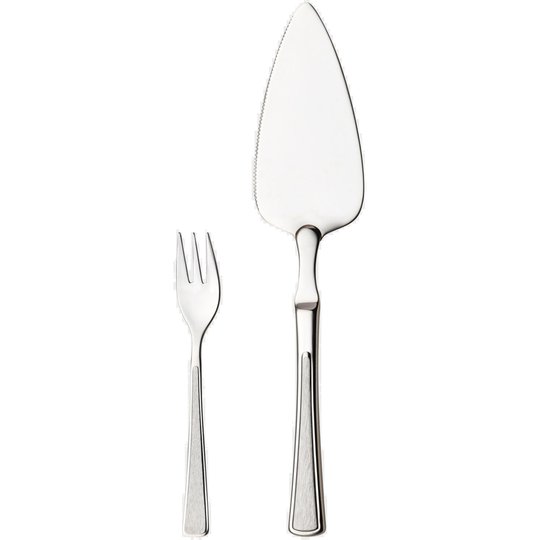 Hardanger Bestikk Ramona Tårtset 7 delar, tårtset + 6 gafflar