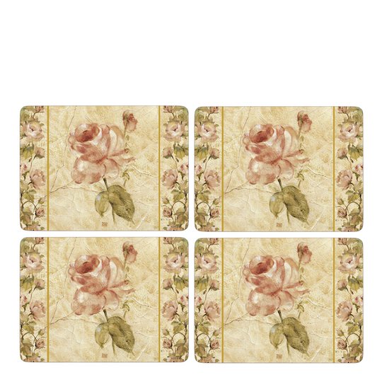 Pimpernel - Antique Rose Linen Tablett 30x40 cm 4-pack
