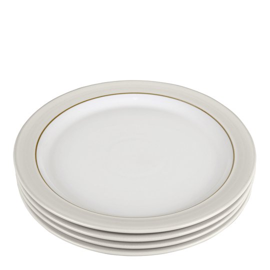 Denby - Natural Canvas Tallrik 27 cm 4-pack Vit