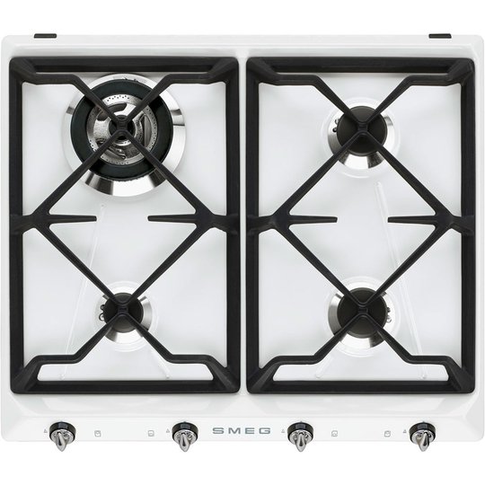 Smeg 59,5 cm Victoria Design Gashäll, Vit