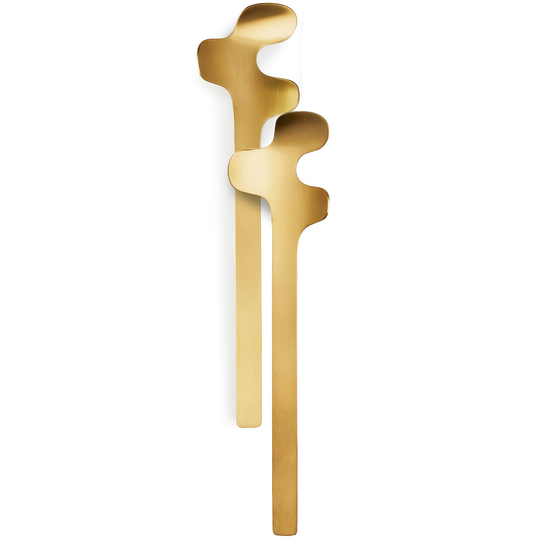 Born in Sweden LEAF sallad set, rostfritt stål, PVD, guld