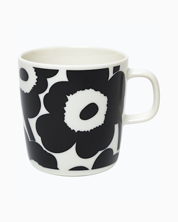 Oiva / Unikko Mugg 4 Dl Vit/Svart