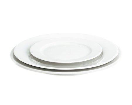 Sancerre tallrik flat vit, Ø 24 cm