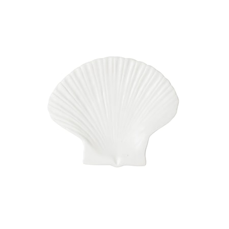 Tallrik Shell Vit 18,5 cm Large