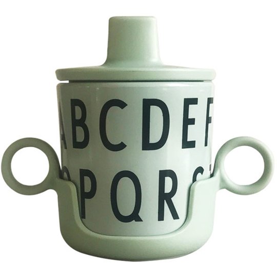 Design Letters Grow with Your Cup ABC melamin, grön