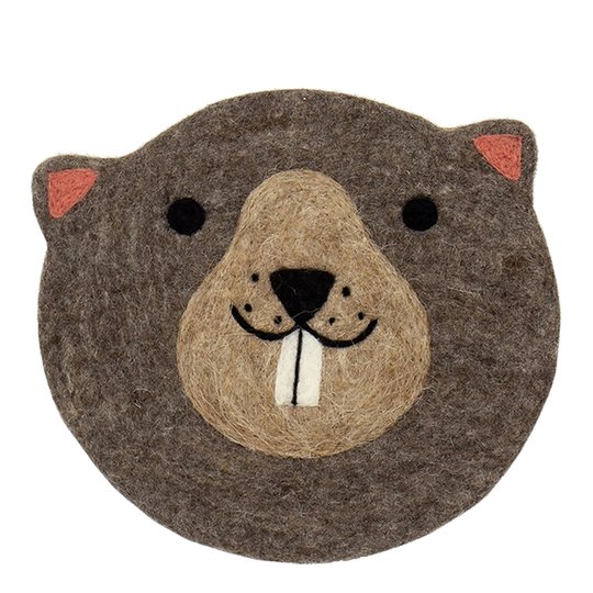 Afroart - Felt Sittdyna 28 cm Bäver