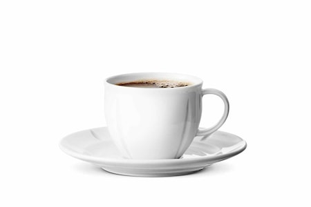 Grand Cru Soft Kaffekopp med fat 28 cl vit