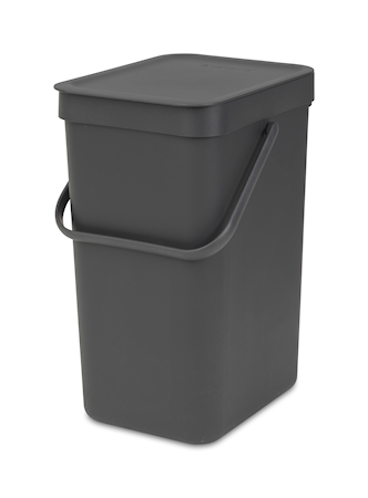 Papperskorg 'SORT & GO' Antracit 12 L
