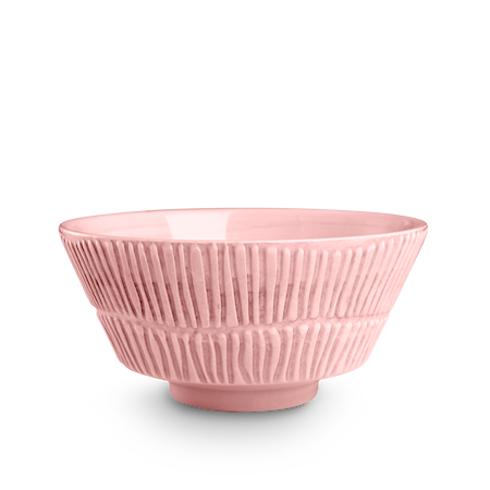 Stripes Skål Ljusrosa 15cm/70cl