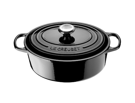 Oval Gryta 27 cm Black