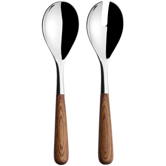Iittala Piano Serveringsbestick med Trähandtag2-set