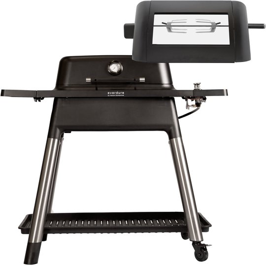 Everdure Force gasolgrill + rotisserie svart