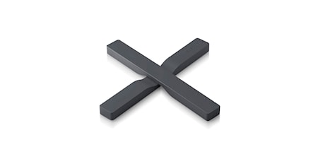 2 Magnetiska grytunderlägg Stone