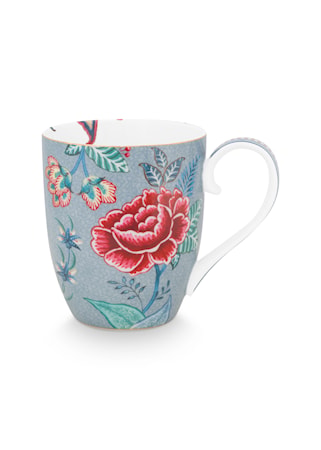 Flower Festival Mugg 45cl Light Blue