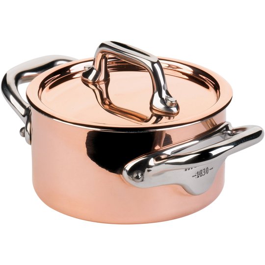 Mauviel M’150s minigryta med lock, 30 cl.