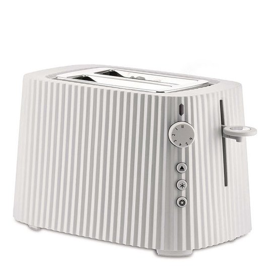 Alessi - Plissé Brödrost 2 skivor Vit