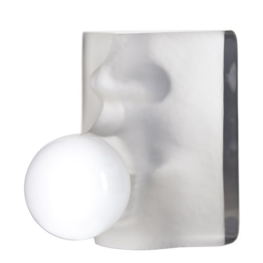Målerås Glasbruk - Bubble Skulptur 15 cm Vit