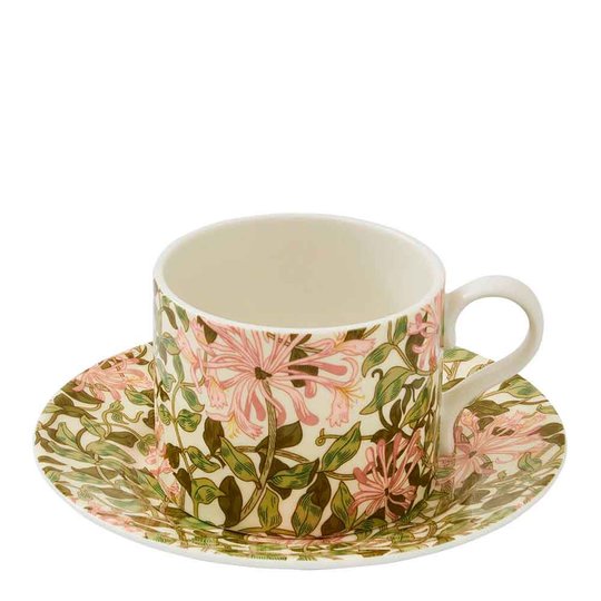 Spode - Morris & Co Tekopp & Fat 0,28 L Honeysuckle
