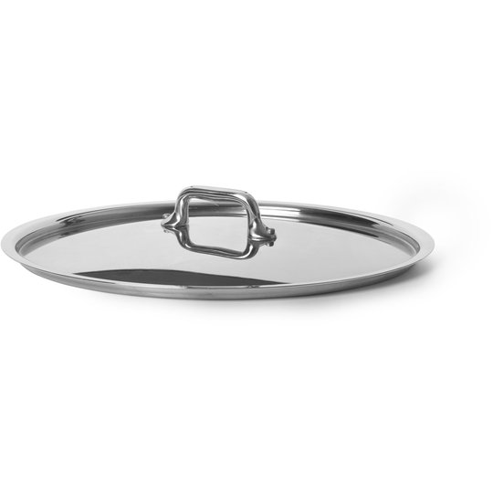 Mauviel Cook Style lock i rostfritt stål, 24 cm.